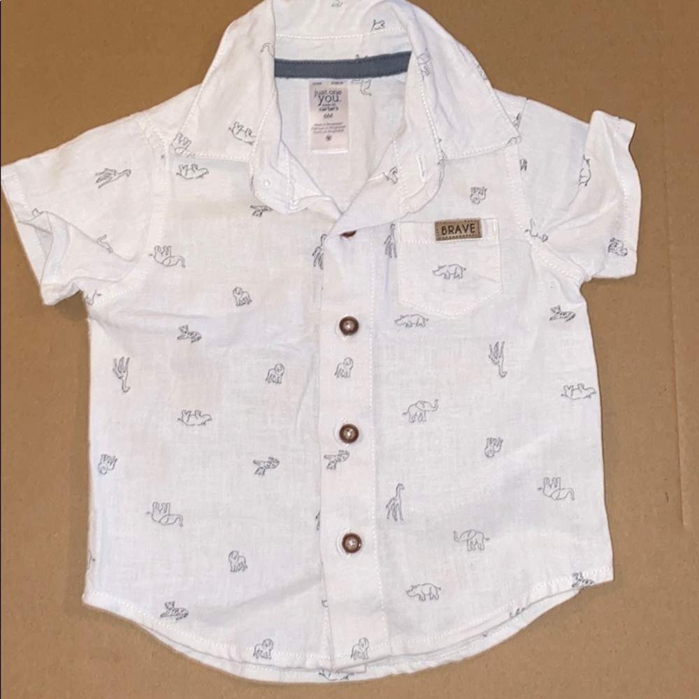 White Button down